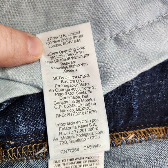J.Crew Flex Denim Jeans Raw Hem Mens Size W31 L30 (Actual W31x L26) - Picture 16 of 16